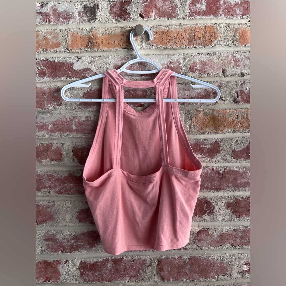 Charlotte Russe backless pink tank top. Size medium